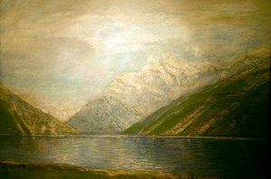 Tatrai tonİngilizce: Lake_in_the_Tatrasn by Laszlo Mednyanszky